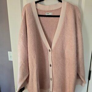 New Sonoma Womens Pink Cardigan XXL